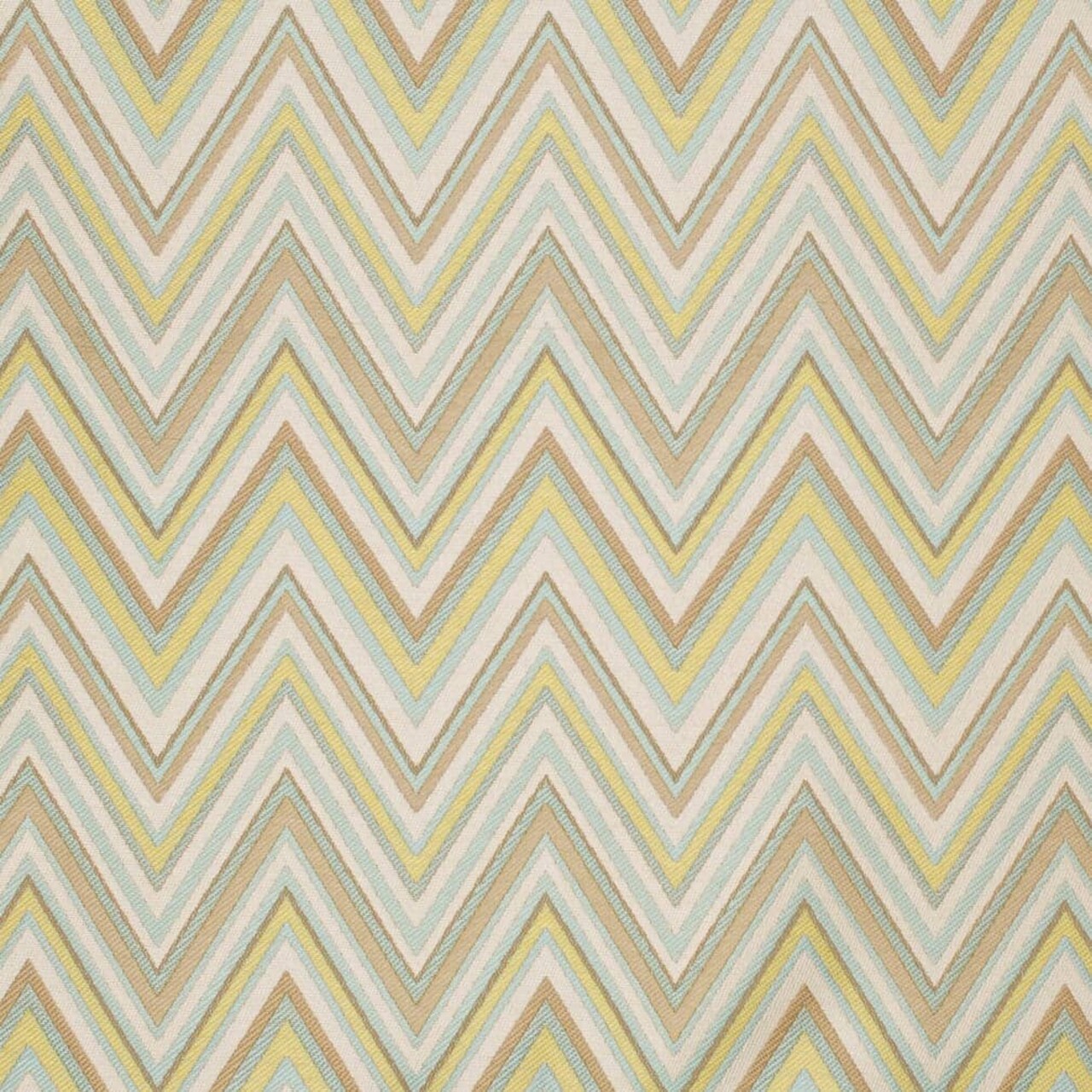 Seamist - Aqua Teal,green Abstract Geometric,herringbone Chevron Upholstery Fabric 54 Inches"